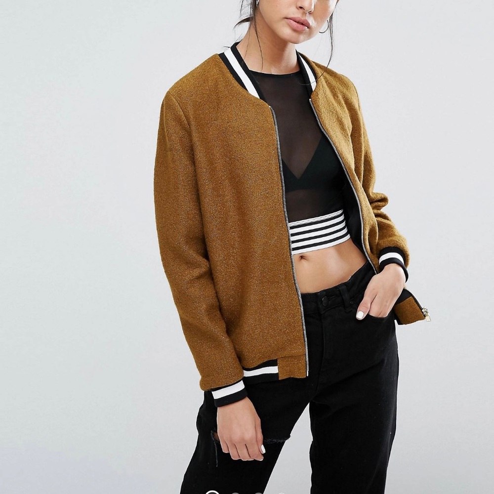 River island Tweed bomber jacket. Uk Size 6. US size 2
